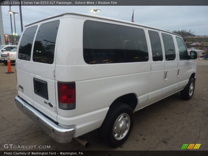 Oxford White / Medium Flint 2011 Ford E Series Van E350 XLT Passenger