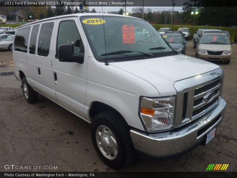 Oxford White / Medium Flint 2011 Ford E Series Van E350 XLT Passenger