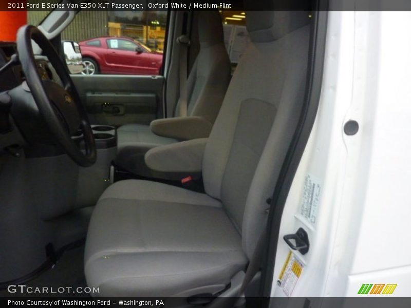 Oxford White / Medium Flint 2011 Ford E Series Van E350 XLT Passenger