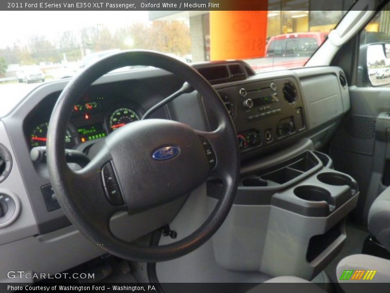 Dashboard of 2011 E Series Van E350 XLT Passenger