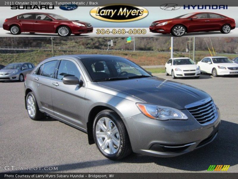 Tungsten Metallic / Black 2011 Chrysler 200 Touring