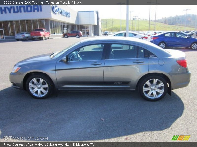 Tungsten Metallic / Black 2011 Chrysler 200 Touring