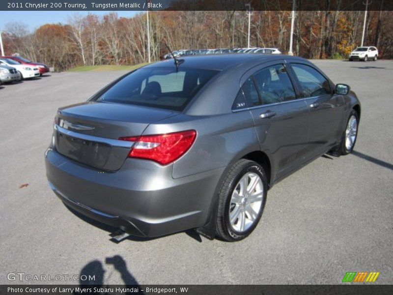 Tungsten Metallic / Black 2011 Chrysler 200 Touring
