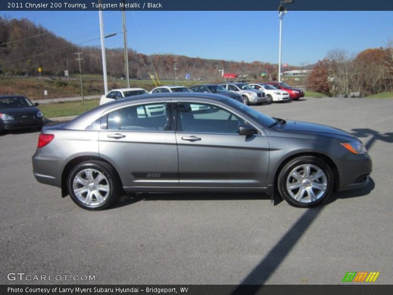Tungsten Metallic / Black 2011 Chrysler 200 Touring