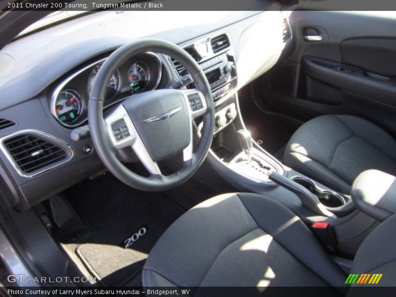 Tungsten Metallic / Black 2011 Chrysler 200 Touring