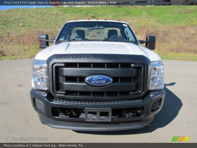  2012 F350 Super Duty XL Regular Cab 4x4 Chassis Oxford White