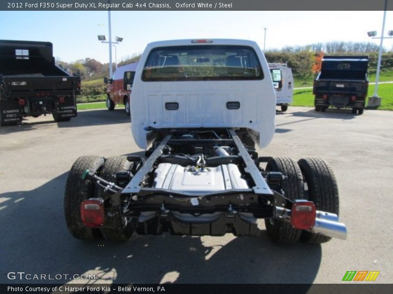 Oxford White / Steel 2012 Ford F350 Super Duty XL Regular Cab 4x4 Chassis