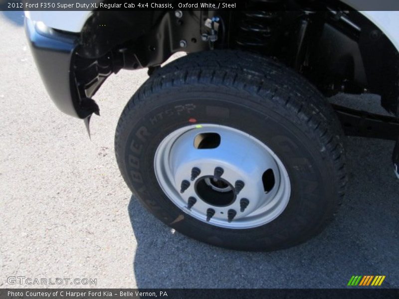 Oxford White / Steel 2012 Ford F350 Super Duty XL Regular Cab 4x4 Chassis