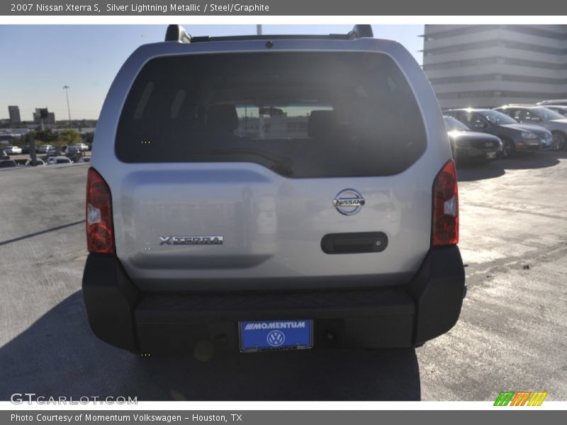 Silver Lightning Metallic / Steel/Graphite 2007 Nissan Xterra S