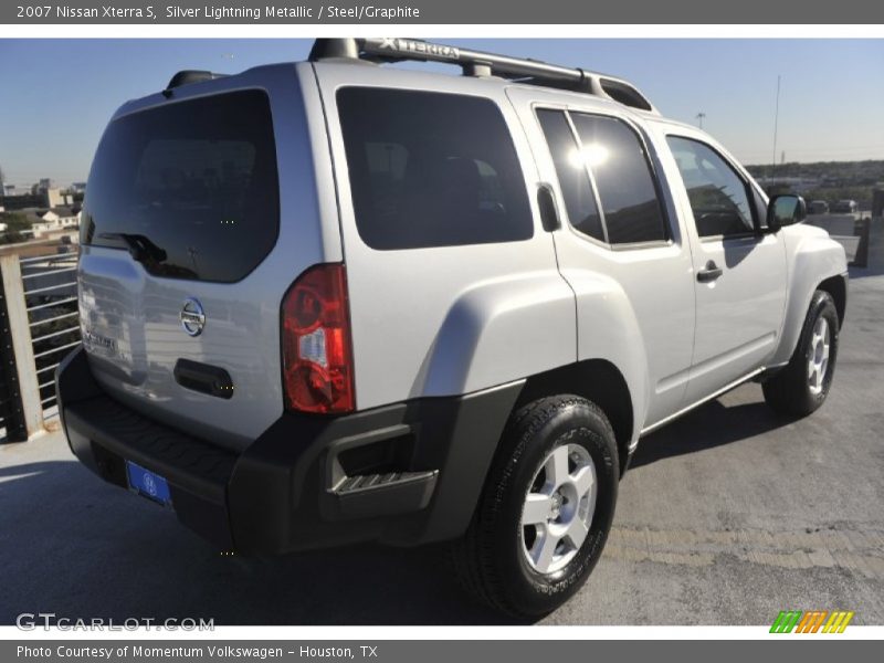 Silver Lightning Metallic / Steel/Graphite 2007 Nissan Xterra S