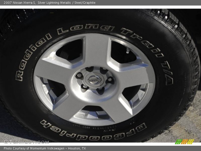 Silver Lightning Metallic / Steel/Graphite 2007 Nissan Xterra S
