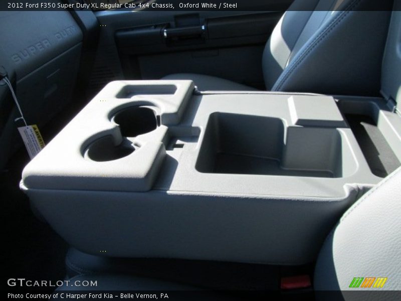 Oxford White / Steel 2012 Ford F350 Super Duty XL Regular Cab 4x4 Chassis