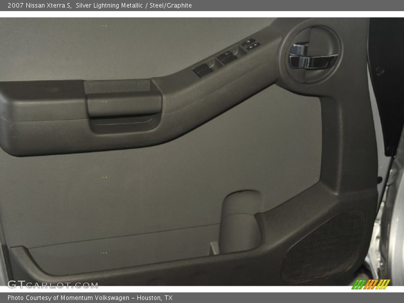 Silver Lightning Metallic / Steel/Graphite 2007 Nissan Xterra S