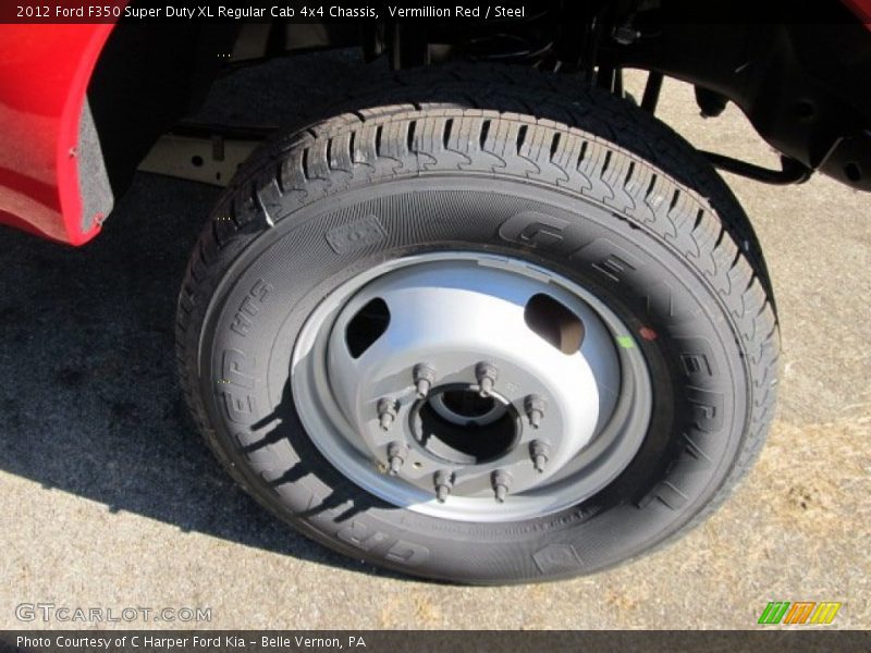  2012 F350 Super Duty XL Regular Cab 4x4 Chassis Wheel