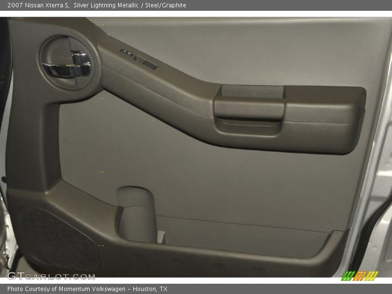 Silver Lightning Metallic / Steel/Graphite 2007 Nissan Xterra S