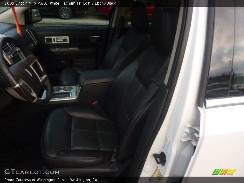 White Platinum Tri Coat / Ebony Black 2009 Lincoln MKX AWD