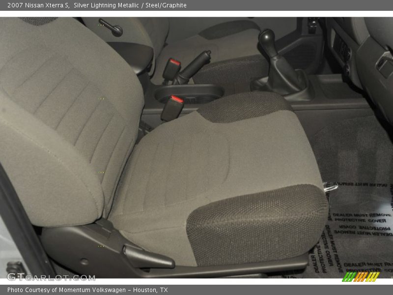 Silver Lightning Metallic / Steel/Graphite 2007 Nissan Xterra S