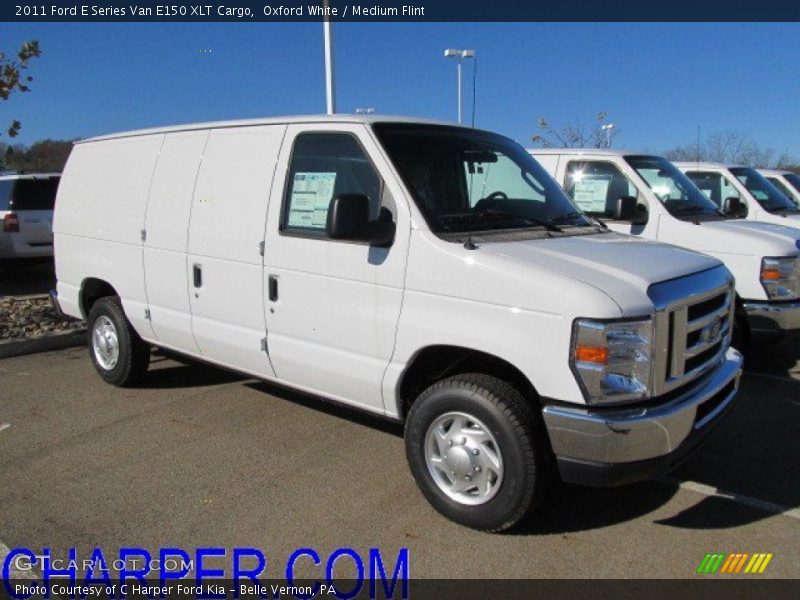 Oxford White / Medium Flint 2011 Ford E Series Van E150 XLT Cargo