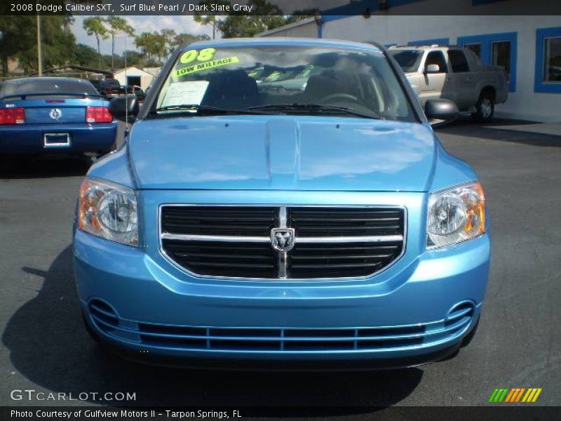 Surf Blue Pearl / Dark Slate Gray 2008 Dodge Caliber SXT