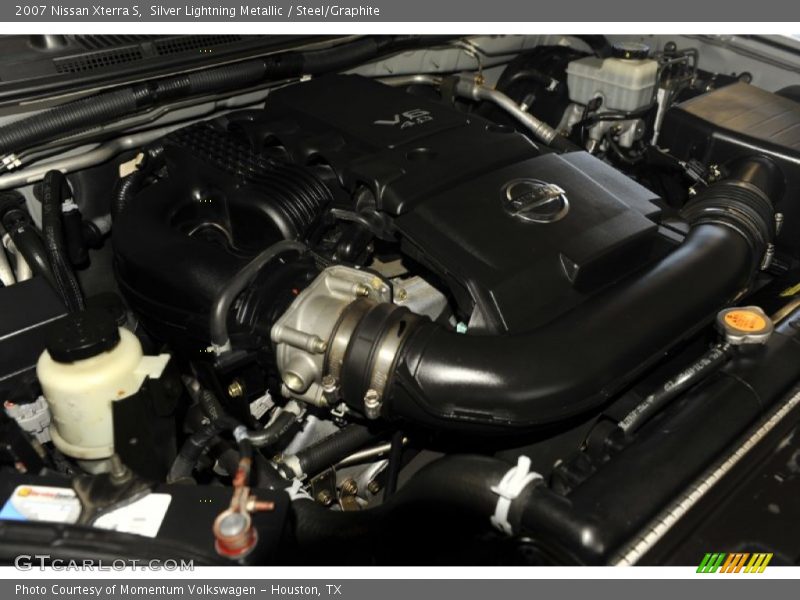 Silver Lightning Metallic / Steel/Graphite 2007 Nissan Xterra S
