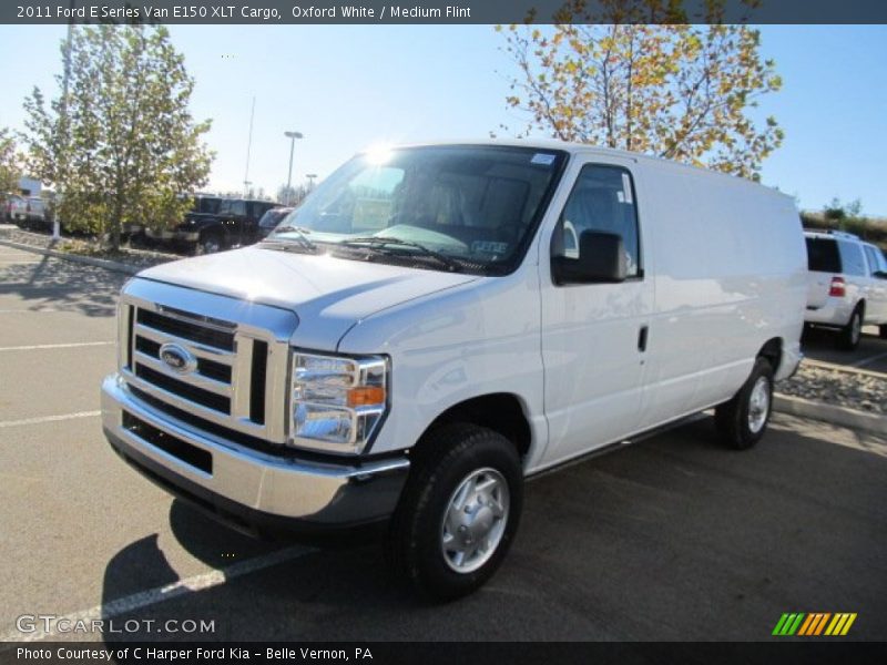 Oxford White / Medium Flint 2011 Ford E Series Van E150 XLT Cargo