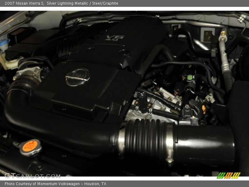 Silver Lightning Metallic / Steel/Graphite 2007 Nissan Xterra S