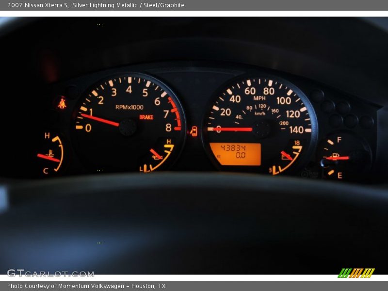 Silver Lightning Metallic / Steel/Graphite 2007 Nissan Xterra S