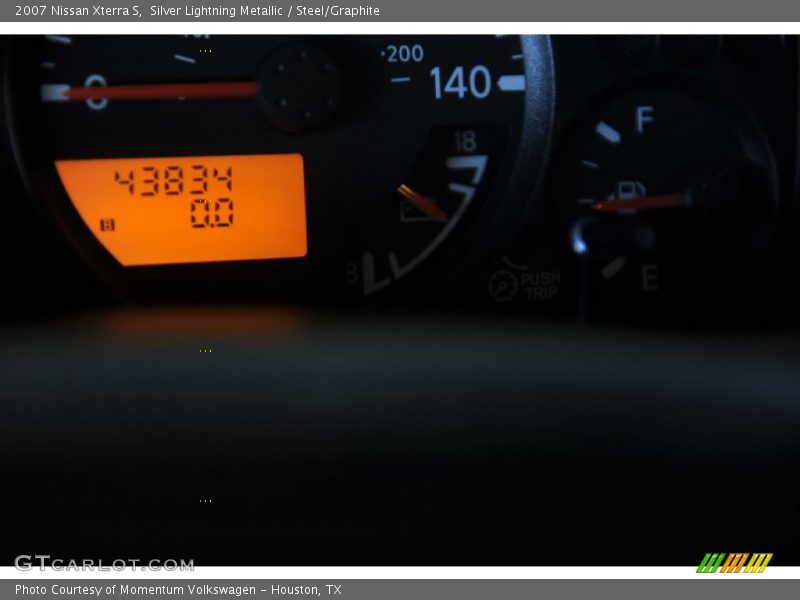 Silver Lightning Metallic / Steel/Graphite 2007 Nissan Xterra S