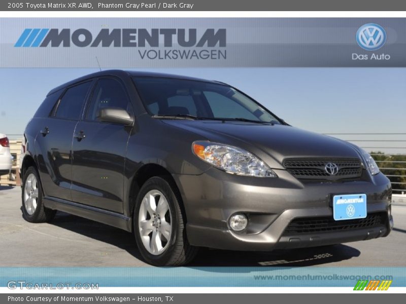 Phantom Gray Pearl / Dark Gray 2005 Toyota Matrix XR AWD