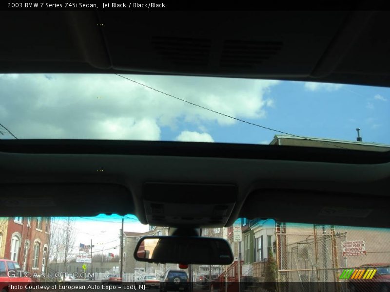 Jet Black / Black/Black 2003 BMW 7 Series 745i Sedan