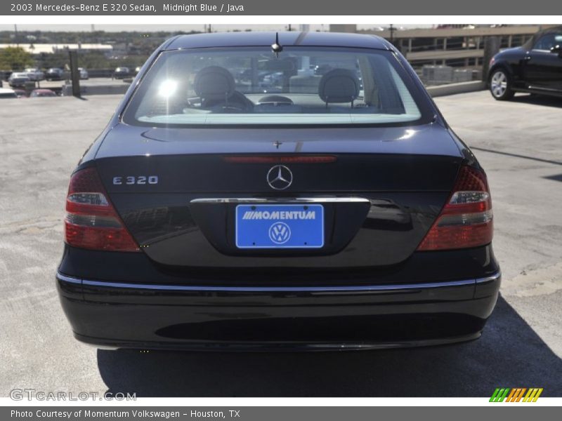 Midnight Blue / Java 2003 Mercedes-Benz E 320 Sedan