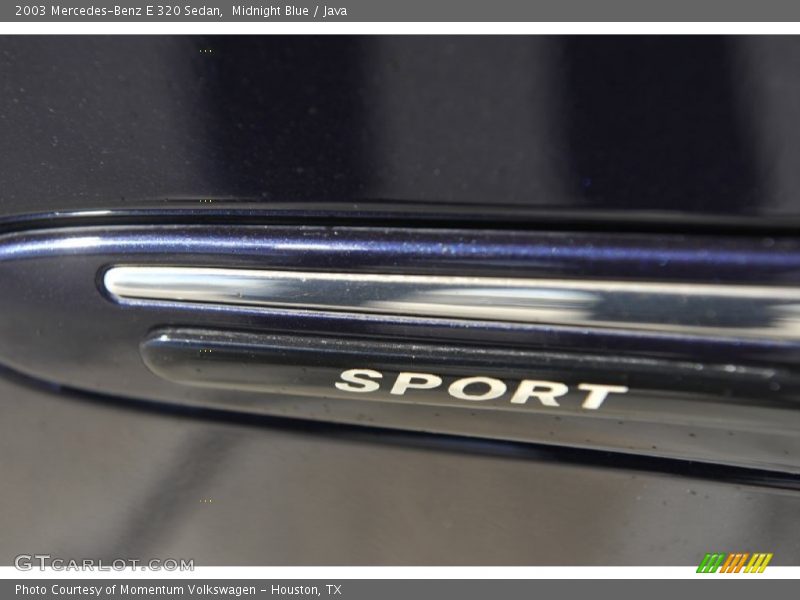 Midnight Blue / Java 2003 Mercedes-Benz E 320 Sedan