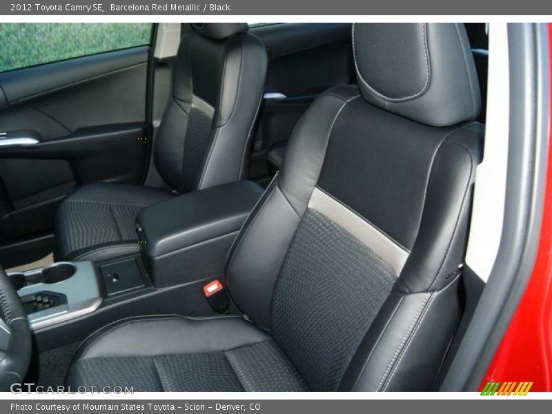 Barcelona Red Metallic / Black 2012 Toyota Camry SE