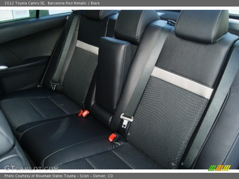 Barcelona Red Metallic / Black 2012 Toyota Camry SE