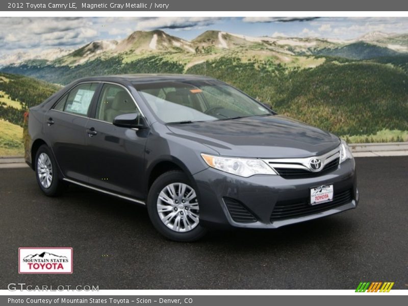 Magnetic Gray Metallic / Ivory 2012 Toyota Camry LE