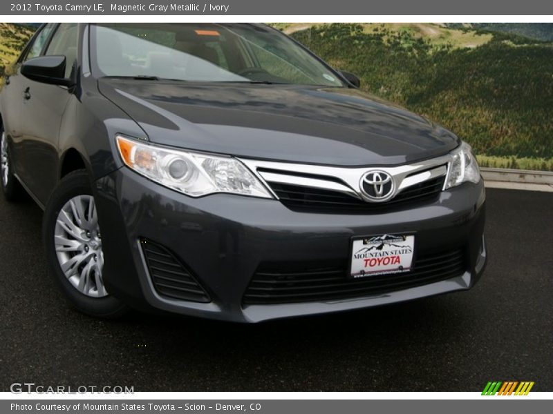 Magnetic Gray Metallic / Ivory 2012 Toyota Camry LE