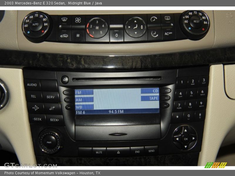 Midnight Blue / Java 2003 Mercedes-Benz E 320 Sedan