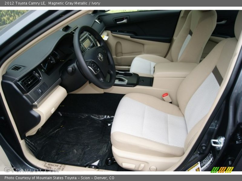 Magnetic Gray Metallic / Ivory 2012 Toyota Camry LE