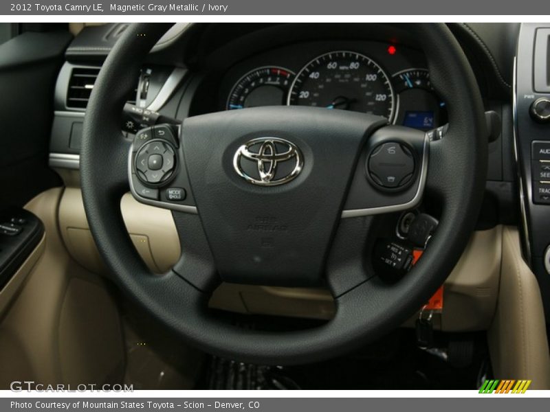 Magnetic Gray Metallic / Ivory 2012 Toyota Camry LE