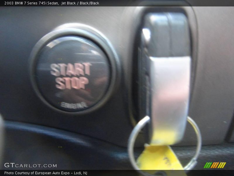 Jet Black / Black/Black 2003 BMW 7 Series 745i Sedan