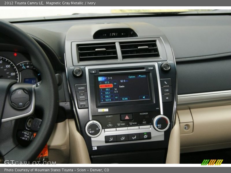 Magnetic Gray Metallic / Ivory 2012 Toyota Camry LE
