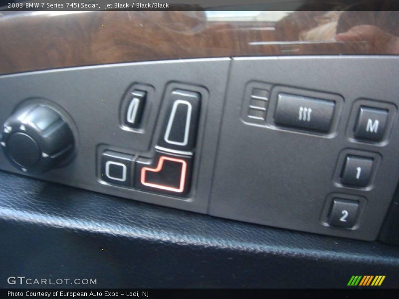 Jet Black / Black/Black 2003 BMW 7 Series 745i Sedan