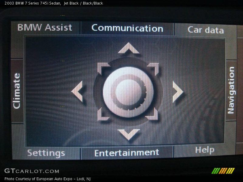 Jet Black / Black/Black 2003 BMW 7 Series 745i Sedan