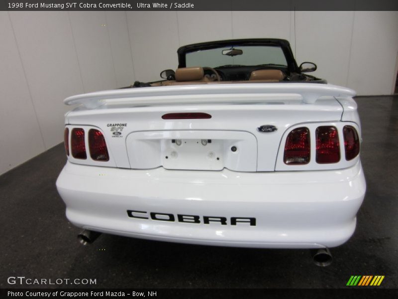  1998 Mustang SVT Cobra Convertible Ultra White