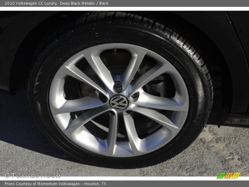 Deep Black Metallic / Black 2010 Volkswagen CC Luxury