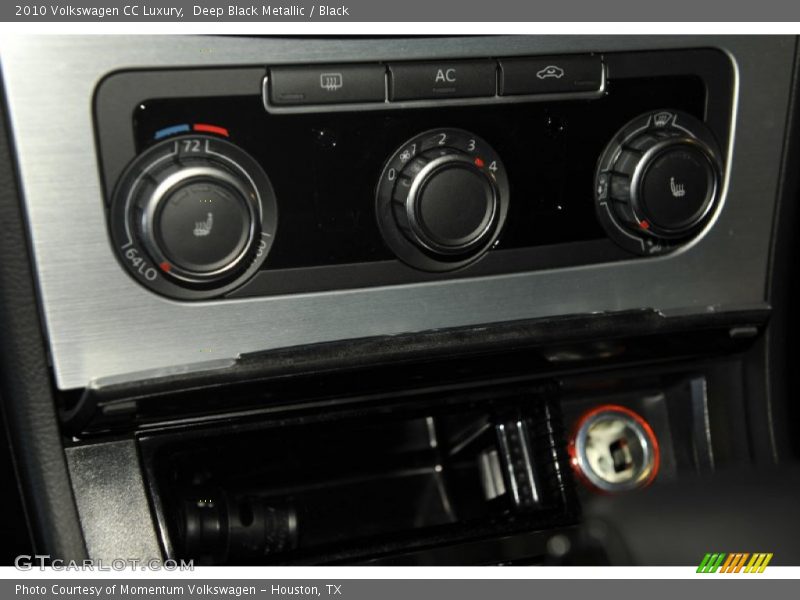Deep Black Metallic / Black 2010 Volkswagen CC Luxury