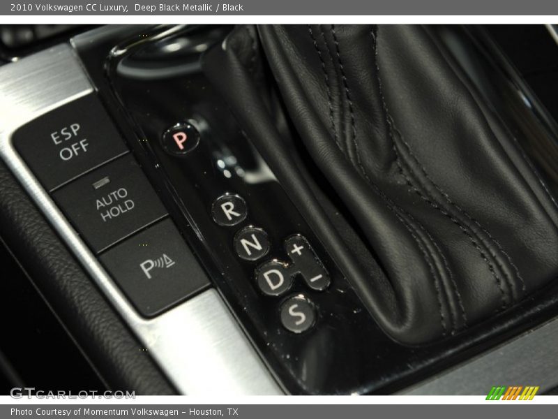 Deep Black Metallic / Black 2010 Volkswagen CC Luxury