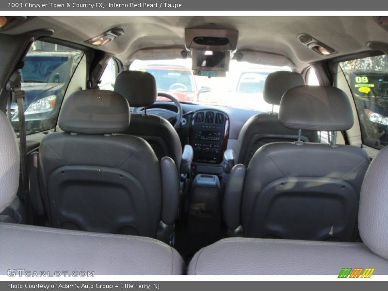 Inferno Red Pearl / Taupe 2003 Chrysler Town & Country EX