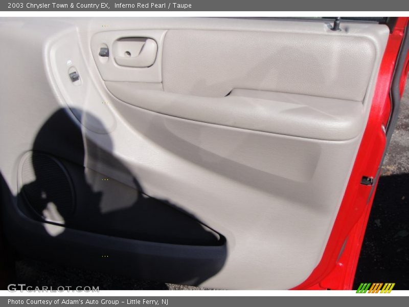 Inferno Red Pearl / Taupe 2003 Chrysler Town & Country EX