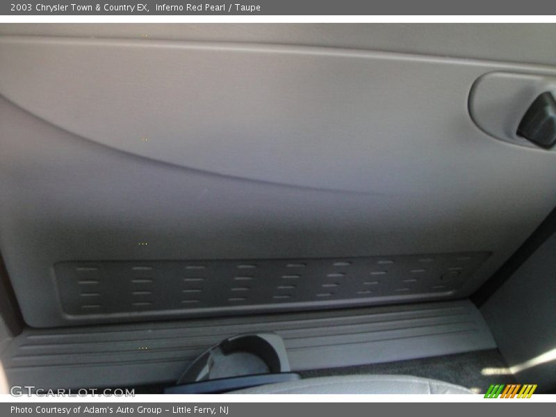 Inferno Red Pearl / Taupe 2003 Chrysler Town & Country EX
